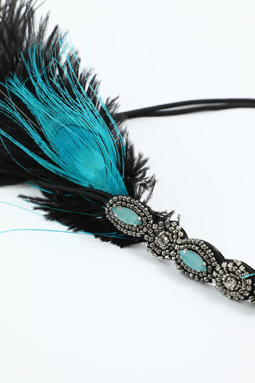 Headpiece Drop Earrings Three Pieces 1920s Party Accessories Set